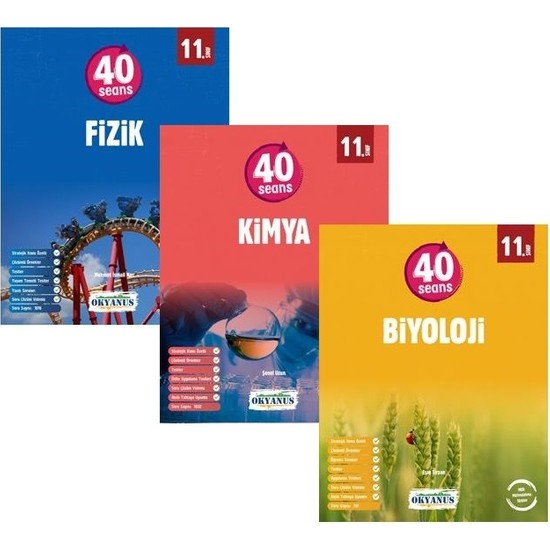 Okyanus Yayınları 11. Sınıf 40 Seans Fizik - Kimya - Kitabı