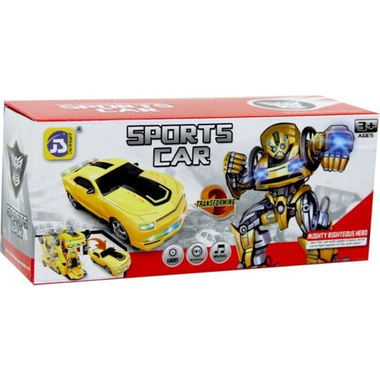 Transformers Sports Car Pilli Robota Dönüşen Araba Fiyatı