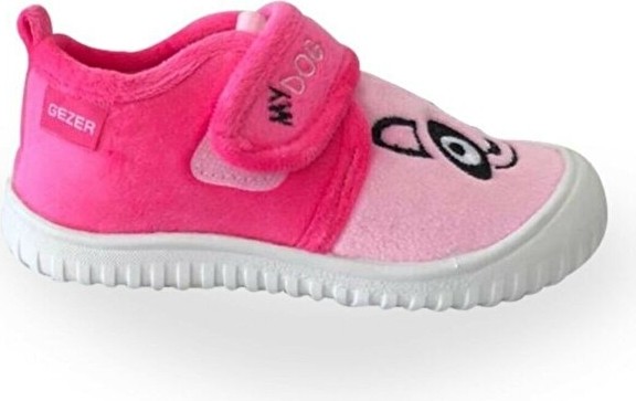 Gezer 3198 Pembe Fuşya Köpek Çocuk Kreş Anaokulu Panduf görsel 2