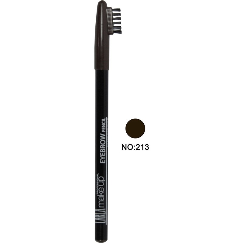 Carla Özel Fırça Kapaklı Kaş Kalemi (Hot Chocolate) - Eyebrow Pencil No: 213