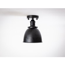 Riolight  Retro,rustik,vintage Hol,mutfak,oda,cafe Için 1XE27 Duylu Tekli Metal Plofonyer Avize