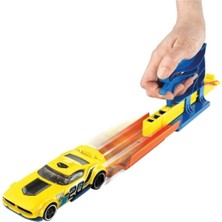 Hot Wheels Cep Araba Fırlatıcısı ve Arabası Mavi FVM08