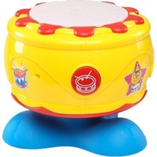 Birlik Oyuncak Renkli Kaya Işıklı Müzikli Davul Dayanıklı Sert Plastik Eğlenceli Oyun