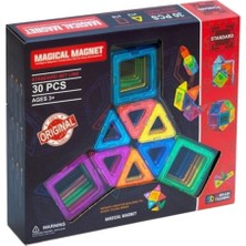 Başel Oyuncak Magical Magnet , Mıknatıslı, Manyetik 3 Boyutlu , Yapı ve Tasarım LEGO Eğitim Seti, 3