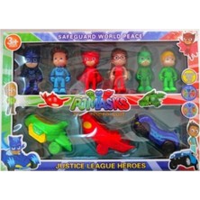 Bvm Oyuncak Pjmaskeliler 6 Figür 3 Arabalı Set Pijamaskeliler