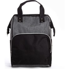 Resmo Anne Bebek Bakım Sırt Çantası Biberon Termoslu Sıvı Geçirmez Askı Aparatlı