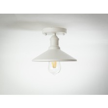 Riolight  Retro,rustik Mutfak,oda,kolidor Için Tekli Metal Sarkıt Plofonyer Avize ÇAP:23