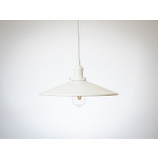 Riolight  RETRO20,RUSTİK Mutfak,oda,kolidor,cafeler Için Tekli E27 Duylu Metal Sarkıt Avize ÇAP:38