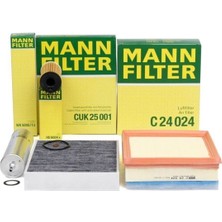 Mann Bmw F20 Kasa 2015 Öncesi 116D Periyodik Bakım Filtre Seti