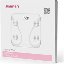 Jumper Dijital Baskül Yağ Su Kas Vücut Kitle Endeksi Kilo Ölçer Akıllı Bluetooth Tartı JPD-BFS300