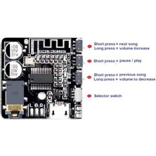 Rob Ada  VHM-314 V2 Bluetooth 5.0 Kablosuz Ses Alıcı Amfi Decoder