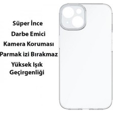 Baseus iPhone 14 Plus 6.7 Inch Kamera Koruyucu Kılıf, 0.3mm Sararmaz Tpu Kılıf, Darbe Emici Kılıf