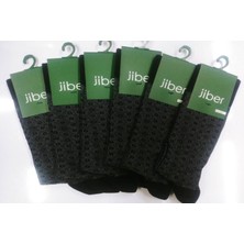 Jiber Erkek Bambu Desenli Likralı Uzun  Çorap 5601 - 6 Adet