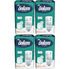 Önlem  Önlem Yetişkin Emici Külot Bezi Orta Boy ( Medium ) 30 Adet x 4 Paket