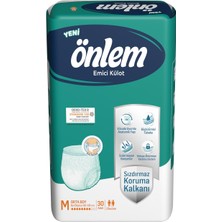 Önlem  Önlem Yetişkin Emici Külot Bezi Orta Boy ( Medium ) 30 Adet x 4 Paket