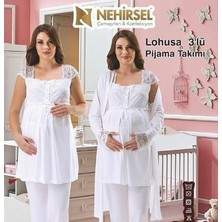 Elit Nehir 2096  Hamile Lohusa 2020 Yeni Sezon Sade ve Şık 3 Lü Lohusa