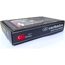 Cachmira Eşarp ve Şal Yüzüğü Bordo Çark Model