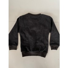 Amiral Kids Erkek Çocuk Kadifemsi Kalın Sweatshirt