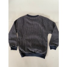 Amiral Kids Erkek Çocuk Kadifemsi Kalın Sweatshirt