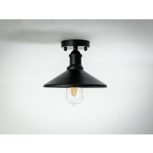 Riolight  Retro1,rustik Mutfak,oda,kolidor Için Tekli Metal Sarkıt Plofonyer Avize ÇAP:23