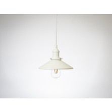 Riolight  Retro,rustik Mutfak,oda,kolidor,cafeler Için Tekli E27 Duylu Metal Sarkıt Avize ÇAP:23