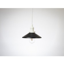 Riolight  Retro2,rustik Mutfak,oda,kolidor,cafeler Için Tekli E27 Duylu Metal Sarkıt Avize ÇAP:23