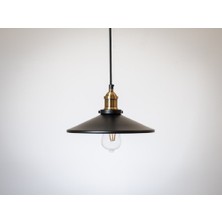 Riolight  RETRO15,RUSTİK Mutfak,oda,kolidor,cafeler Için Tekli E27 Duylu Metal Sarkıt Avize ÇAP:28