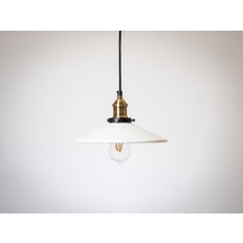 Riolight  RETRO16,RUSTİK Mutfak,oda,kolidor,cafeler Için Tekli E27 Duylu Metal Sarkıt Avize ÇAP:28