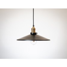 Riolight  RETRO24,RUSTİK Mutfak,oda,kolidor,cafeler Için Tekli E27 Duylu Metal Sarkıt Avize ÇAP:38