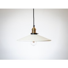 Riolight  RETRO25,RUSTİK Mutfak,oda,kolidor,cafeler Için Tekli E27 Duylu Metal Sarkıt Avize ÇAP:38