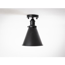 Riolight  Retro3,rustik,vintage Hol,mutfak,oda,cafe Için 1XE27 Duylu Tekli Metal Plofonyer Avize