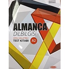 Kurmay Yayınları Almanca Dilbilgisi Test Kitabı A2 Ciltsiz Üniversite Hazırlık İçin