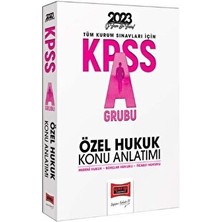 Yargı Yayınevi 2023 KPSS A Grubu Özel Hukuk Konu Anlatımı