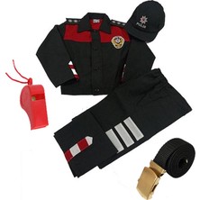 Asker Vadisi Çocuk Yunus Polis Elbisesi (Kostümü) 5 Parça