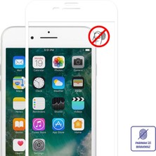 Bufalo iPhone 8 / 7 Ekran Koruyucu 9d Temperli Cam - Beyaz