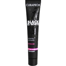 Curaprox Black In White Beyazlatıcı Diş Macunu 90 ml 2'li Aktif Karbon Özellikli