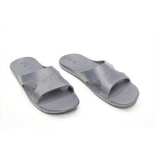 Nabaiji Erkek Havuz Terliği - Kaymaz Taban Koyu Gri Nabaiji Meridyendukkan