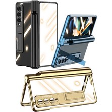 ZORE Galaxy Z Fold 4 Kılıf  Kıpta Standlı Kalem Bölmeli Kapak