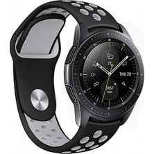 Samsung Galaxy Watch 42MM Delikli Spor Silikon Kordon 20MM (K02)