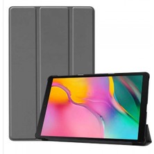 Samsung Galaxy Tab A 8.0 Inç 2019 T290-T295-T297 Smart Cover Standlı Arkası Şeffaf 1-1 Uyumlu Tablet Kılıfı