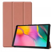 Samsung Galaxy Tab A 8.0 Inç 2019 T290-T295-T297 Smart Cover Standlı Arkası Şeffaf 1-1 Uyumlu Tablet Kılıfı