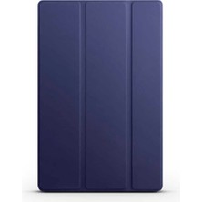 Samsung Galaxy Tab A8 10.5 SM-X200 (2021) Smart Cover Standlı Arkası Şeffaf 1-1 Uyumlu Tablet Kılıfı