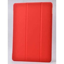 Apple iPad Air 2 - 9.7 Inç Smart Cover Standlı Arkası Şeffaf 1-1 Uyumlu Tablet Kılıfı (A1566/A1567)