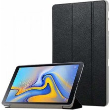 Samsung Galaxy Tab A 10.5 Inç T590-T595-T597 Smart Cover Standlı Arkası Şeffaf 1-1 Uyumlu Tablet Kılıfı