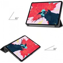 Apple iPad Mini 2021 (6.nesil) Smart Cover Standlı Arkası Şeffaf 1-1 Uyumlu Tablet Kılıfı