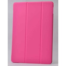 Apple iPad Mini 2-3 Smart Cover Standlı Arkası Şeffaf 1-1 Uyumlu Tablet Kılıfı (A1489/A1490/A1491/A1599/A1600)