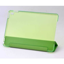 Apple iPad Mini 2-3 Smart Cover Standlı Arkası Şeffaf 1-1 Uyumlu Tablet Kılıfı (A1489/A1490/A1491/A1599/A1600)