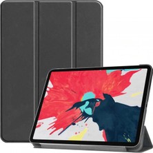 Apple iPad Mini 2021 (6.nesil) Smart Cover Standlı Arkası Şeffaf 1-1 Uyumlu Tablet Kılıfı