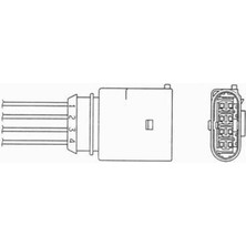 NGK Golf 4 Lamda Sensörü 00-06 (Oksijen) 1.6 16V