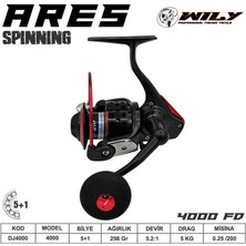 Wily Ares 4000 Olta Makinası 5+1 Bb Kırmızı